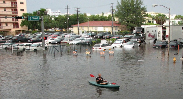 Inundaciones en Miami.