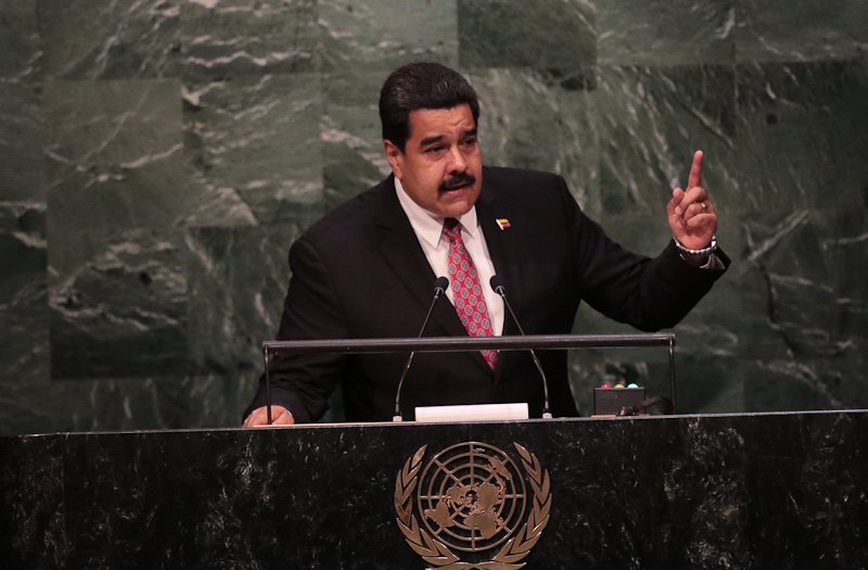 Foto - Nicolás Maduro durante su intervención en la ONU