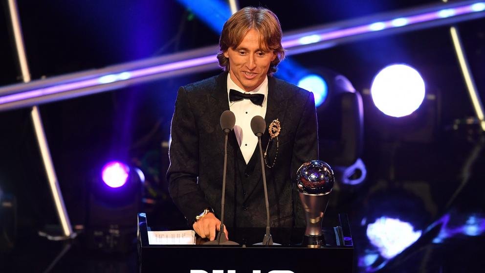 Luka Modric, Ganador del premio "The Best"