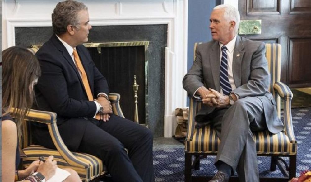 Mike Pence e Ivan Duque continuaran presión contra Maduro