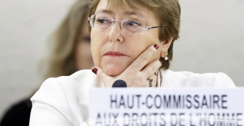 Alta Comisionada para los Derechos Humanos de la ONU, Michelle Bachelet