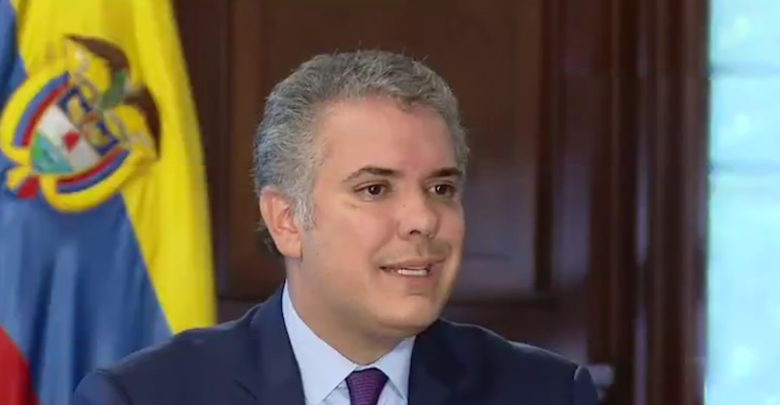 Presidente de Colombia Ivan Duque