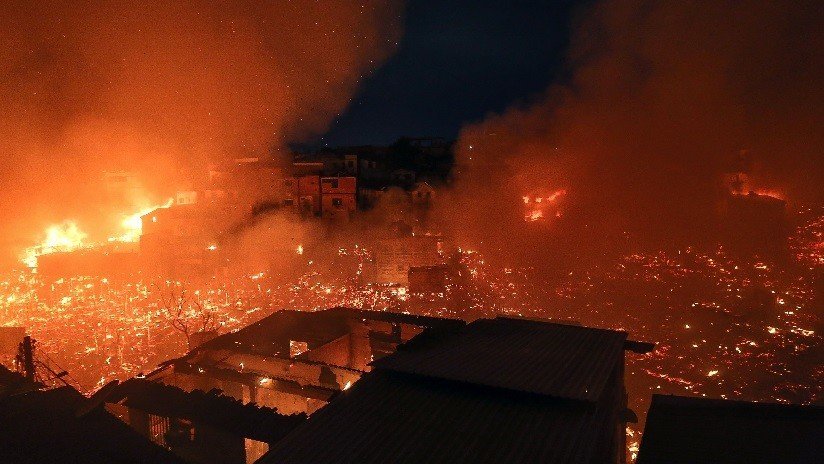 Incendio en barrio humilde de manaos