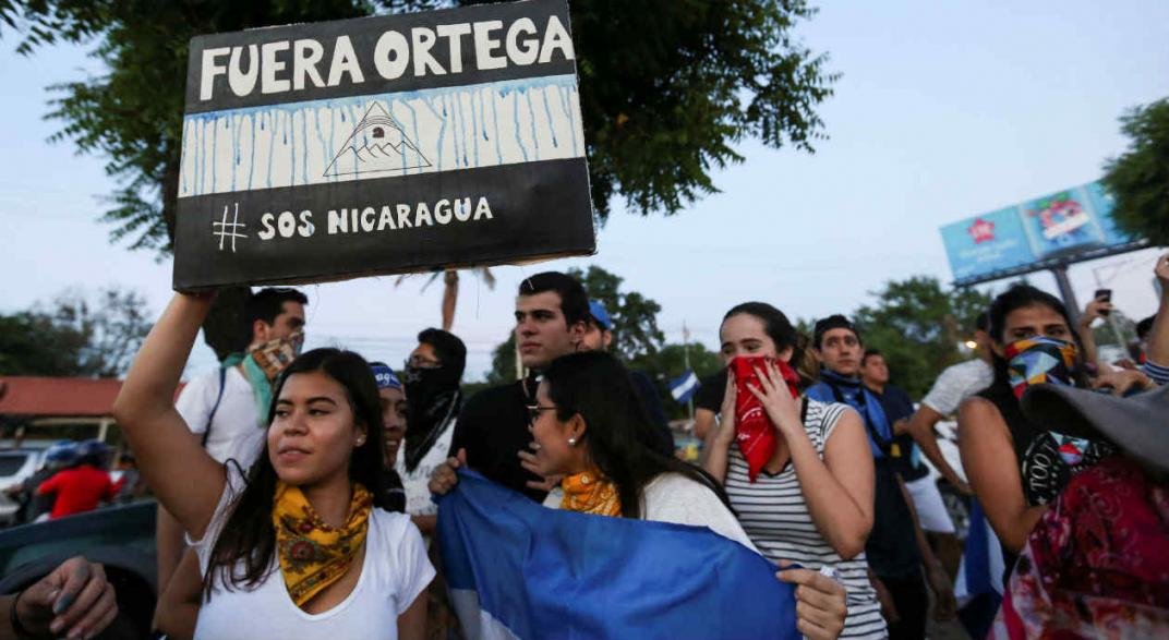 Nicaragua reporta 340 presos por protesta contra Ortega