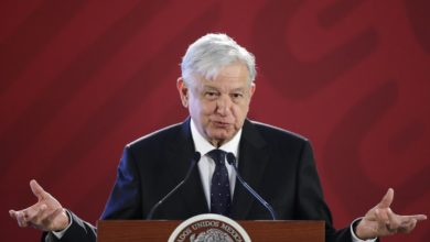 Disputa por muro fronterizo es "asunto interno" de EEUU afirmó Obrador