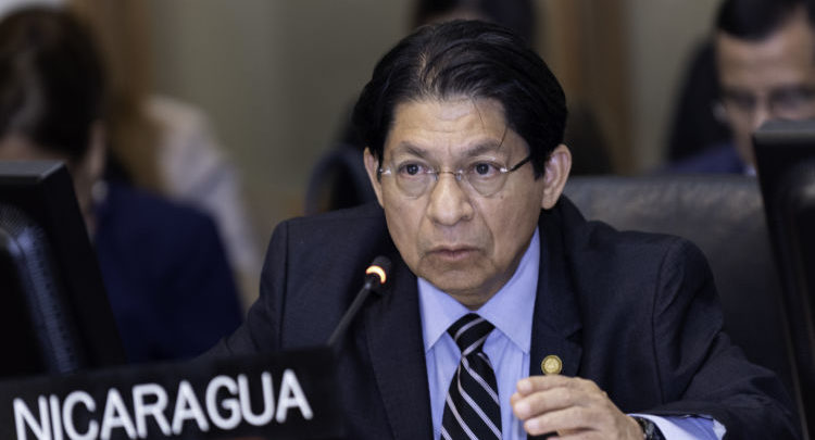 Nicaragua pide a la OEA que no le sea aplicada la Carta Democratica