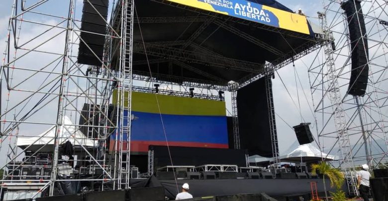 Instalaron en Cúcuta campamento para acompañar el ingreso de la Ayuda Humanitaria luego del concierto