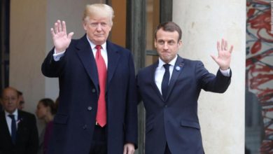 Macron y Trump hablan acerca de comercio y cooperación