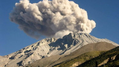 Foto - Emergencia al sur de Perú por actividad volcanica