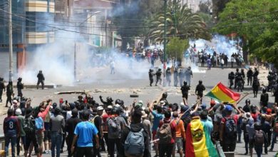 Foto - Protestas aumentan en Perú tras el triunfo de Morales