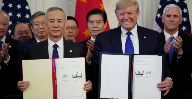 Foto - China y EE.UU. Firman "histórico" acuerdo comercial