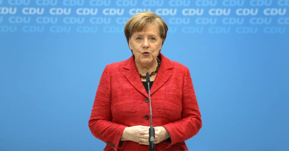 Merkel tendrá pronto que entregar el cargo