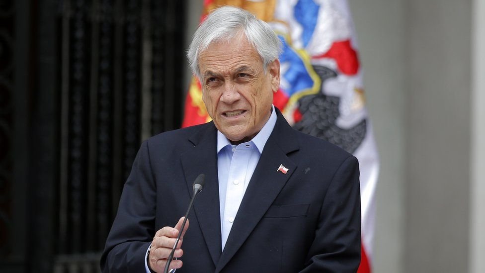 Foto - Piñera convoca a los partidos nacional a un acuerdo nacional