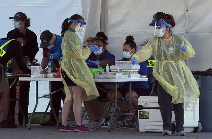 Foto - Florida disminuye muertes por cuarto día consecutivo