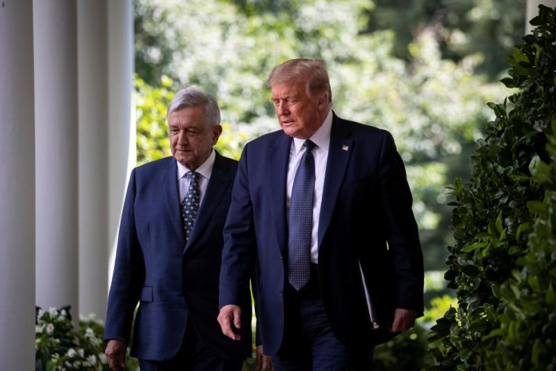 Foto - Trump y Lopez Obrador afianzaron lazos