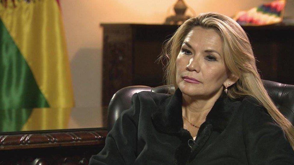 Foto - Jeanine Añez dió positivo a Covid-19