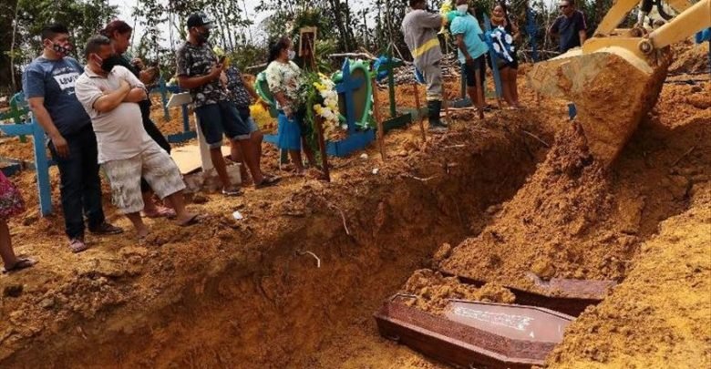 Foto - Brasil cerca de las 90 mil muertes por Covid-19