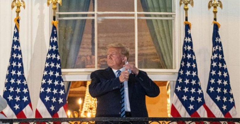 Foto - Trump regresó a la Casa Blanca
