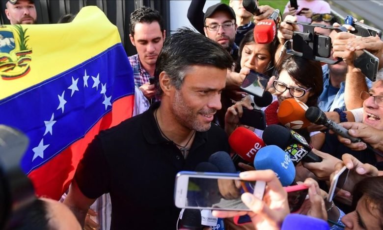 Foto - Leopoldo López burló a Maduro y llegó a España