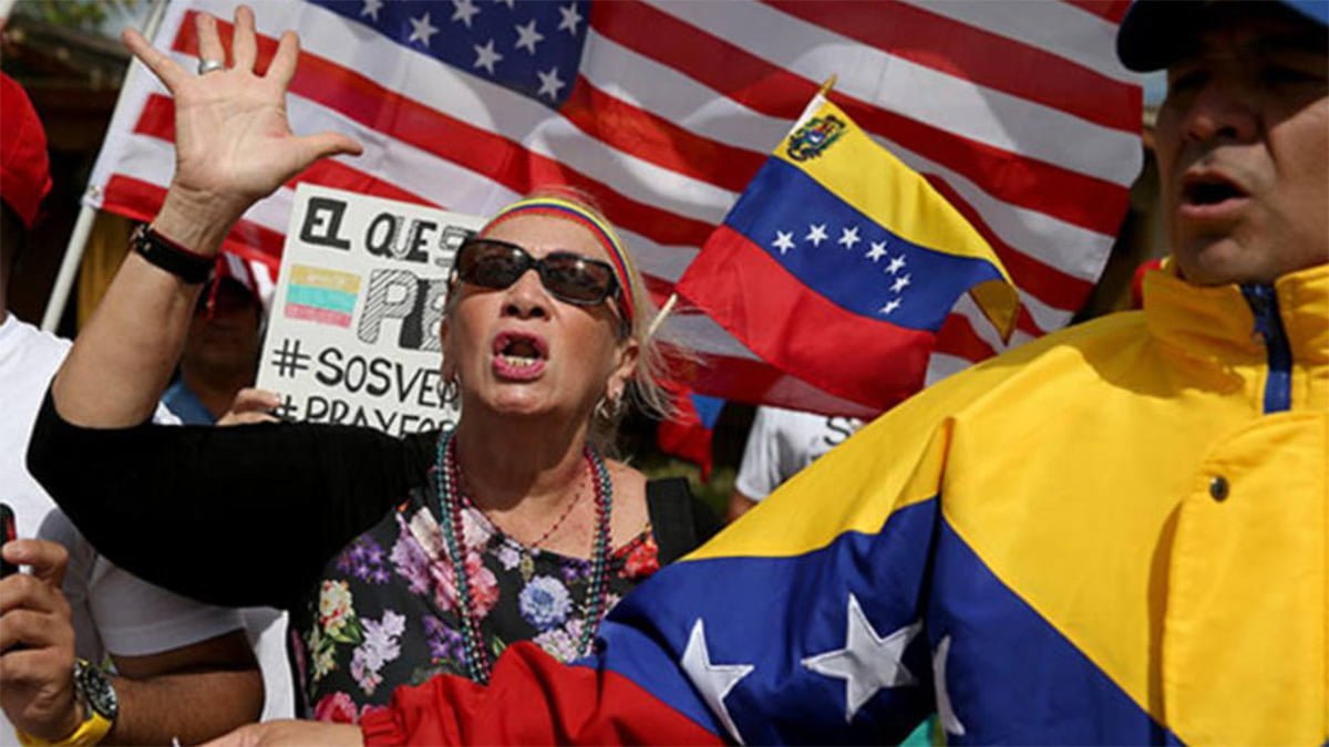 Foto - Venezolanos esperan triunfo de Trump en EEUU