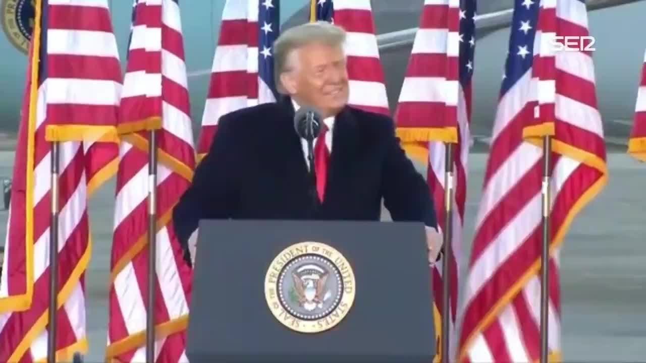 Foto - Trump en su despedida: "estaremos de vuelta"