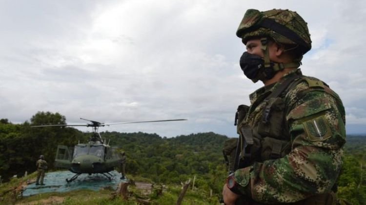 Foto - Militar colombiano fue liberado luego de estar secuestrado por las FARC