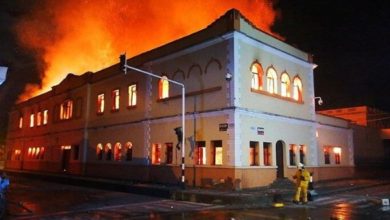 Foto - Palacio de Justicia de Tuluá fue quemado por manifestantes en Colombia
