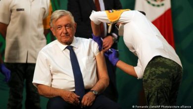 Foto - López Obrador recibe segunda dosis de la vacuna contra el Covid-19