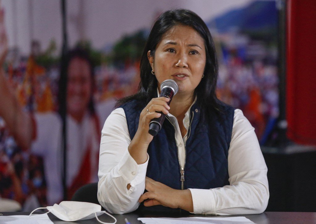Foto - La candidata presidencial derechista Keiko Fujimori pidió este miércoles ante el tribunal electoral de Perú la nulidad de 802 mesas