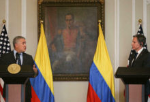 Antony Blinken en Colombia.