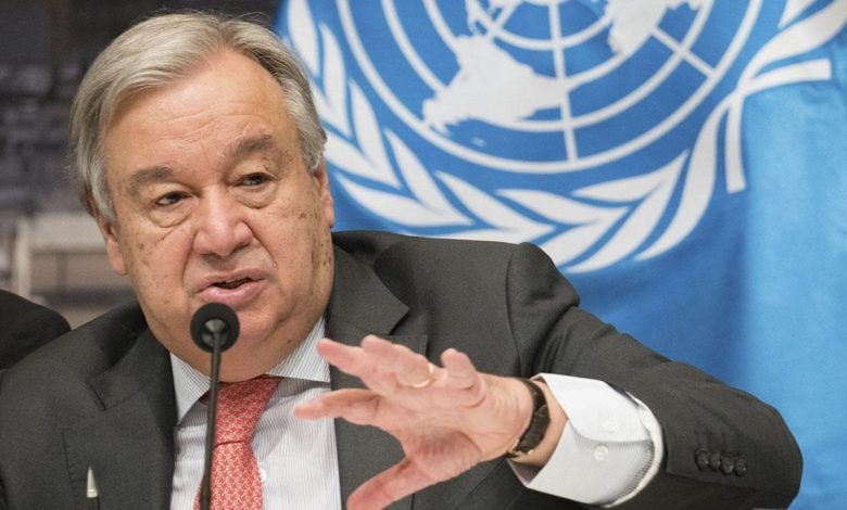 Guterres en Colombia.