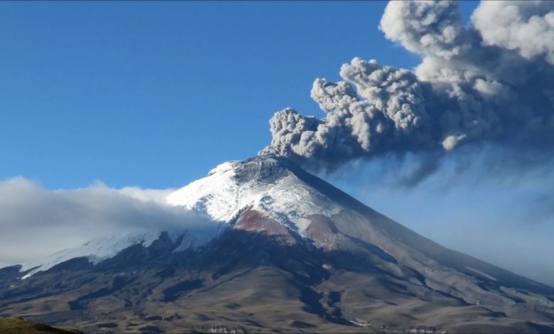 Erupción del Cotopaxi.