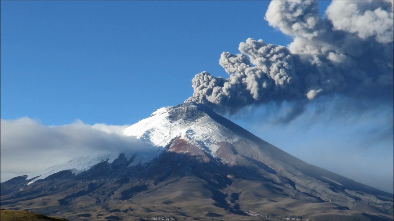 Erupción del Cotopaxi.