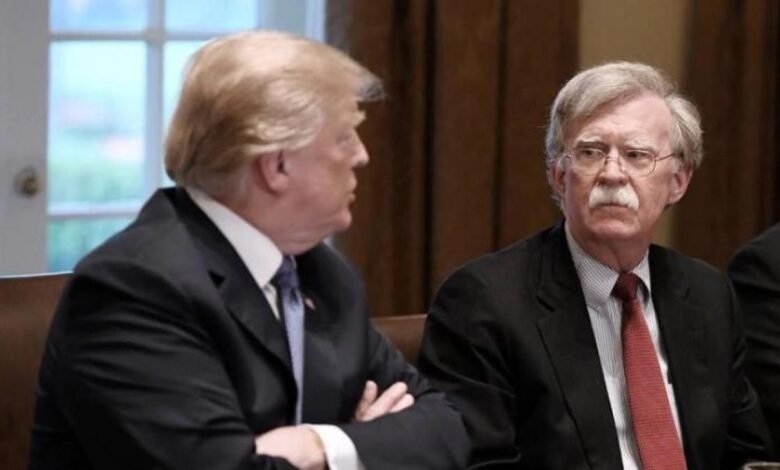 Según Trump: Bolton es peligroso, pero bueno.