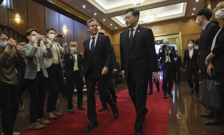 Blinken en China.