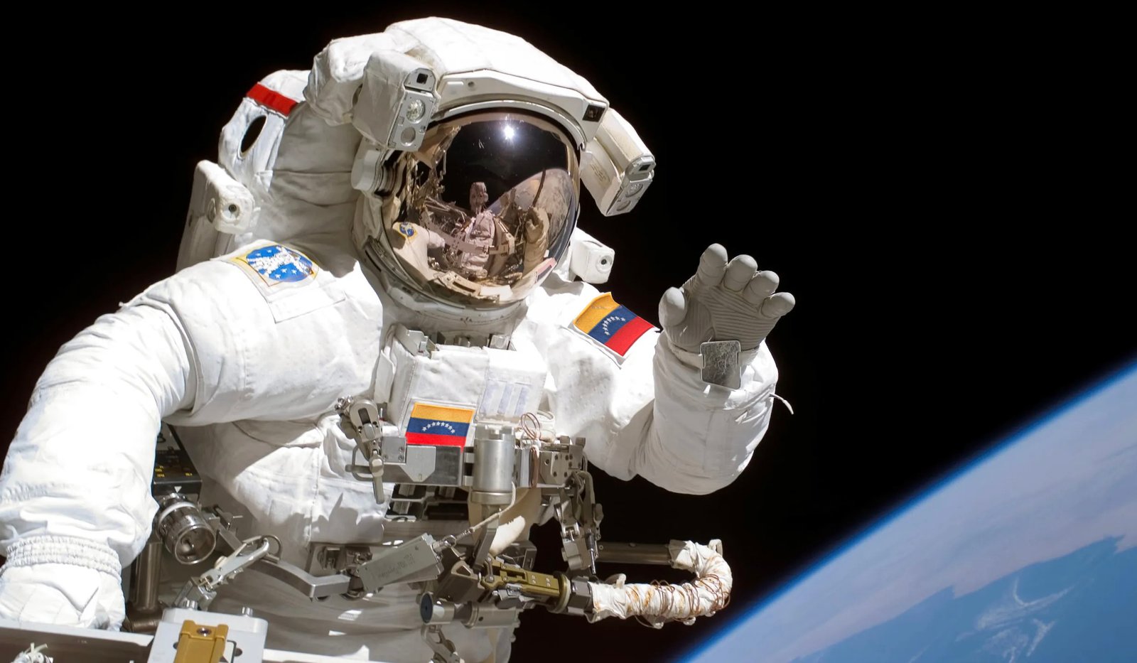 El astronauta venezolano.