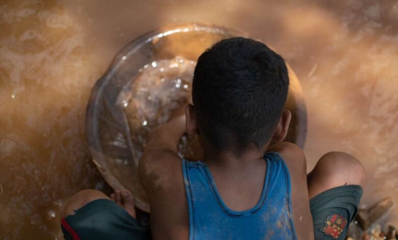 Niños mineros venezolanos.