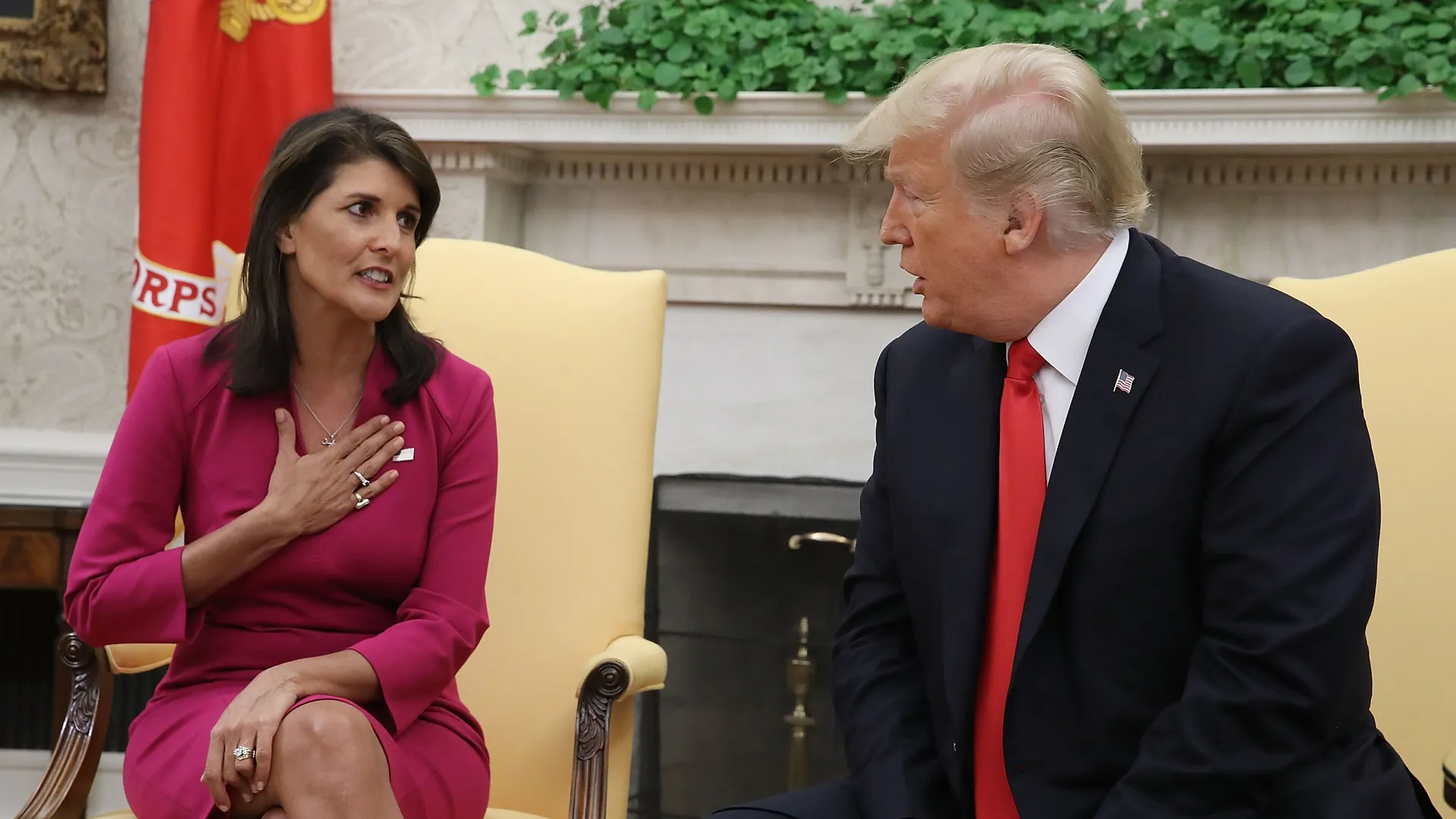 La batalla entre Nikki Haley y Trump.