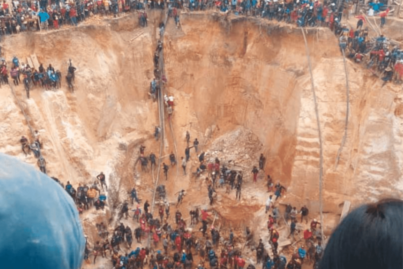 Colapsa mina de oro ilegal.