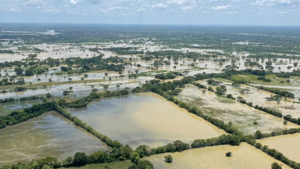 Inundaciones en Suramérica.
